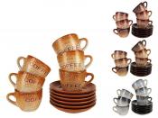Кофейный набор на 6 персон "Coffee", 12 предметов (4 вида)