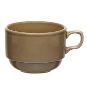 Чашка чайная ф.Браво 250 мл Акварель золотисто-коричневая 2 шт Башкирский фарфор