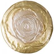 Тарелка Antique rose gold 28см