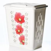 Корзина для белья "Маки", объем 60 л, 380 х 490 х 540 мм