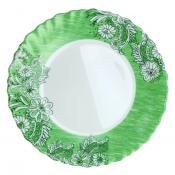 Тарелка закусочная (десертная) Luminarc Minelli Green, D=19 см