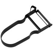 Овощечистка с горизонтальным лезвием, CLASSICO NERO, из нержавеющей стали, цвет - черный, non-stick