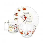 Набор для завтрака КОШКА МАРИ 3пр