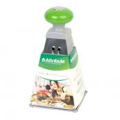 Терка для овощей Attribute Viva Grey-Green, 4-х сторонняя
