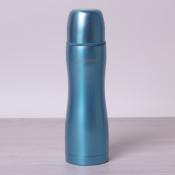 Термос 500мл из нержавеющей стали (1 чашка; голубой, салатовый, розовый, бежевый)
