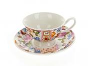 Чайный набор 2пр. "Лето в Европе" v=180мл. (фарфор) (подарочная упаковка)