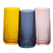 Набор стаканов цв. 3 шт. 360 мл