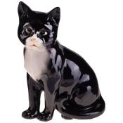 Декоративное изделие Черный котенок 21*11 см. высота=28 см.
