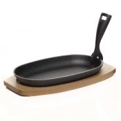 Сковорода 22,5x12,5 см овальная съемная ручка Myron Cook