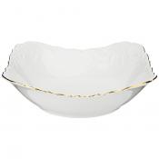 Салатник рококо Золотая линия 27 см. без упак