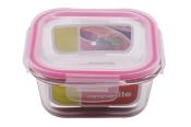 Контейнер квадратный 15х15х6,5см/0,8л розовый ТМ Appetite, SL800SF