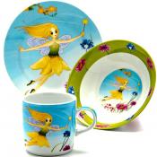 Набор детской посуды Loraine Фея, 3 предмета