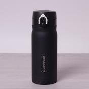 Термос-бутылка 360мл из нержавеющей стали (голубой, черный, салатовый)