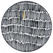 Тарелка подстановочная Черно-белое диаметр=27 см. коллекция Vogue