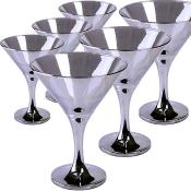 Набор 6-ти бокалов д/мартини Сияющий графит 170 мл