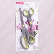 Набор ножниц универсальных 2пр. из нержавеющей стали с пластиковыми ручками (14см; 21.5см)