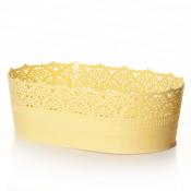 Сухарница Ажур 22 см (банановый)