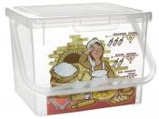 Контейнер для муки с декором 5,3 л (бесцветный)