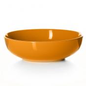 Тарелка оранжевая, диаметр 17,8 см, высота 5,4 см