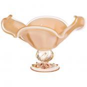 Блюдо на ножке white cristal Honey persia 30х24см высота 21см