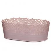 Сухарница Ажур 28 см (чайная роза)