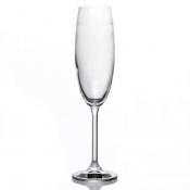 Набор бокалов для шампанского 2 шт Crystalite Bohemia XXL, 220 мл