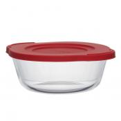 Посуда для свч круглая 840 мл c пластиковой крышкой