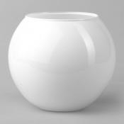 Ваза "Flora Workshop", диаметр 125 мм, цвет белый