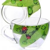 Чайная пара Живая природа Зеленый лист