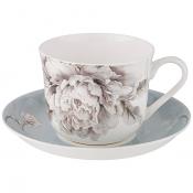 Чайная пара lefard White flower 2 пр. 500 мл голубая 