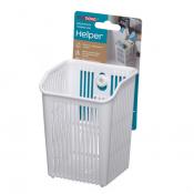 Держатель подвесной на присосе HELPER, 94Х95Х121 мм (белый)