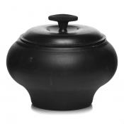 Чугунок печной эмалированный с крышкой Ситон, 4 литра