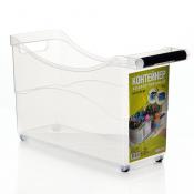 Контейнер хозяйственный универсальный на колесах 10 л, 462х162х272 мм (цвет в ассортименте)