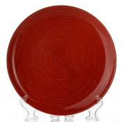 Тарелка столовая мелкая Luminarc Stonemania Red, D=25 см