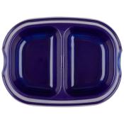 Миска двойная для кошек и собак, 2*200 мл., синяя