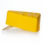 Контейнер для сыра "Phibo", цвет: желтый, 18х10х8 см