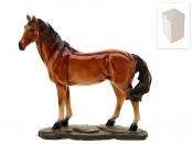 Фигурка декоративная "Рыжий конь" h=25,5см. l=27см. (белая упаковка)