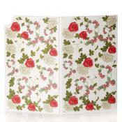 Доска разделочная складная ДЕКО 350*280 мм (розы)