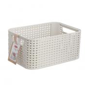 Корзина RATTAN STYLE BOX S кремовая