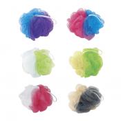 Мочалка-шар нейлоновая, двуцветная (6 расцветок в ассортименте), 40 гр, PATERRA