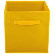 Короб раскладной с ручкой 31*31*31 см желтый