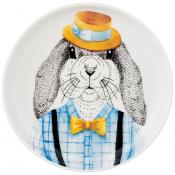 Тарелка закусочная Fashion animals заяц, 19см 