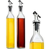 Бутылка для масла 500мл стекло/нерж/ст/пластик LR