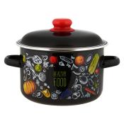Кастрюля 4,0л цилиндрическая Healthy food ТМ Appetite, 1RD201M