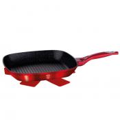 ВН-1271 Burgundy Metallic Line Гриль сковорода 28см