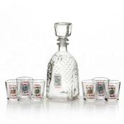 Набор стопок с графином Арка Карты, 7 предметов