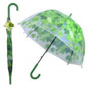 Зонт полуавтомат "Зеленые Листья", 80 см