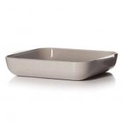 Посуда для СВЧ прямоугольная 34*22см цв.стекло (цв.беж.)