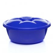 Таз круглый с крышкой 10,5 л (цвет в ассортименте)