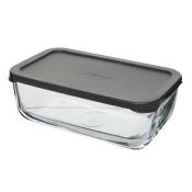 Контейнер с серой крышкой SNOW BOX 1225 мл 